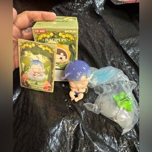 Pop Mart Hacipupu fire fly Figure with Blue Hair